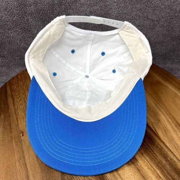 VTG Designated Driver Program 80s Snapback Hat Trucker Cap White Blue - Picture 9 of 10